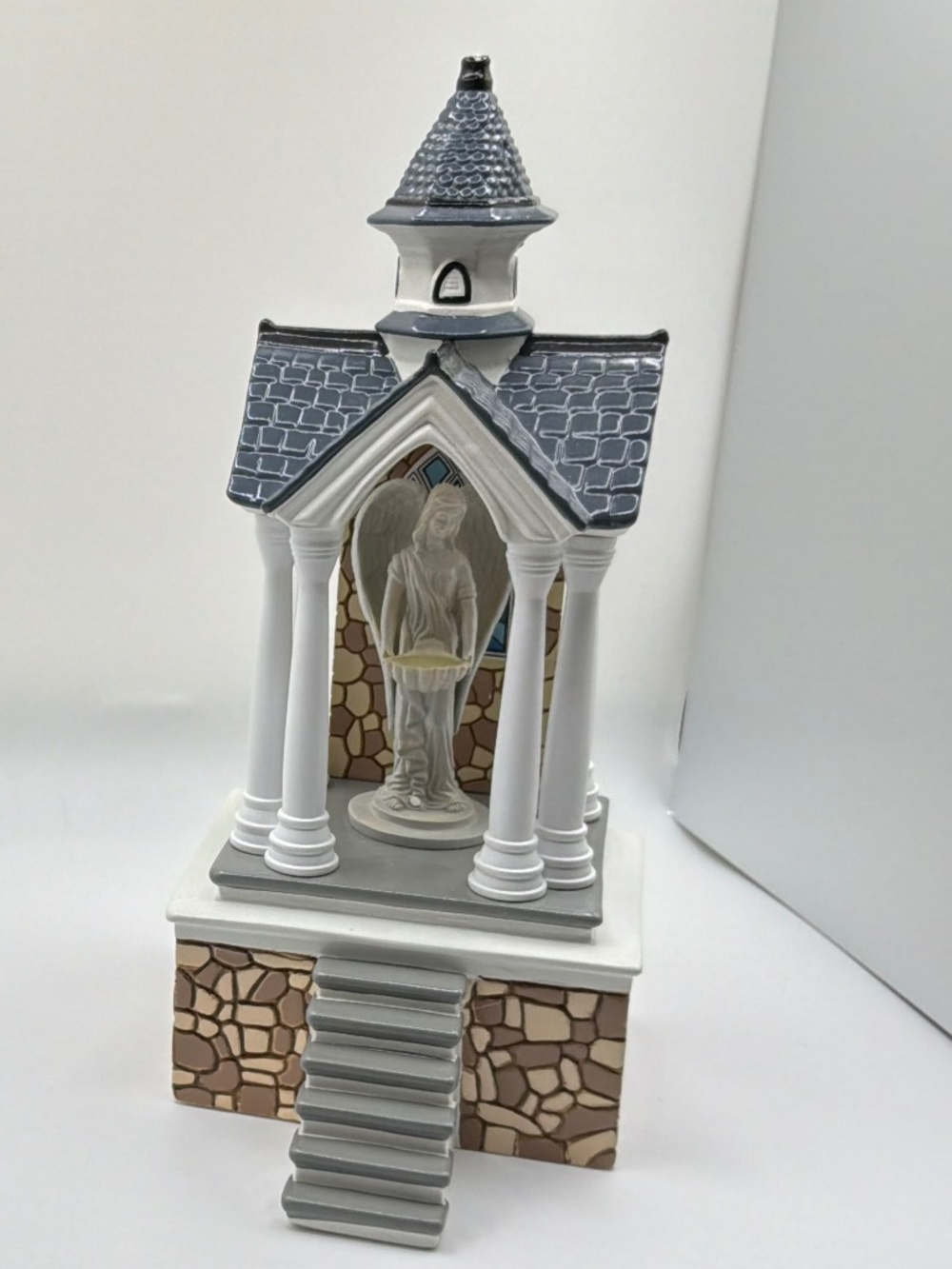 Dept 56 Snow Village Holy Spirit Baptistery Music Box Retired
